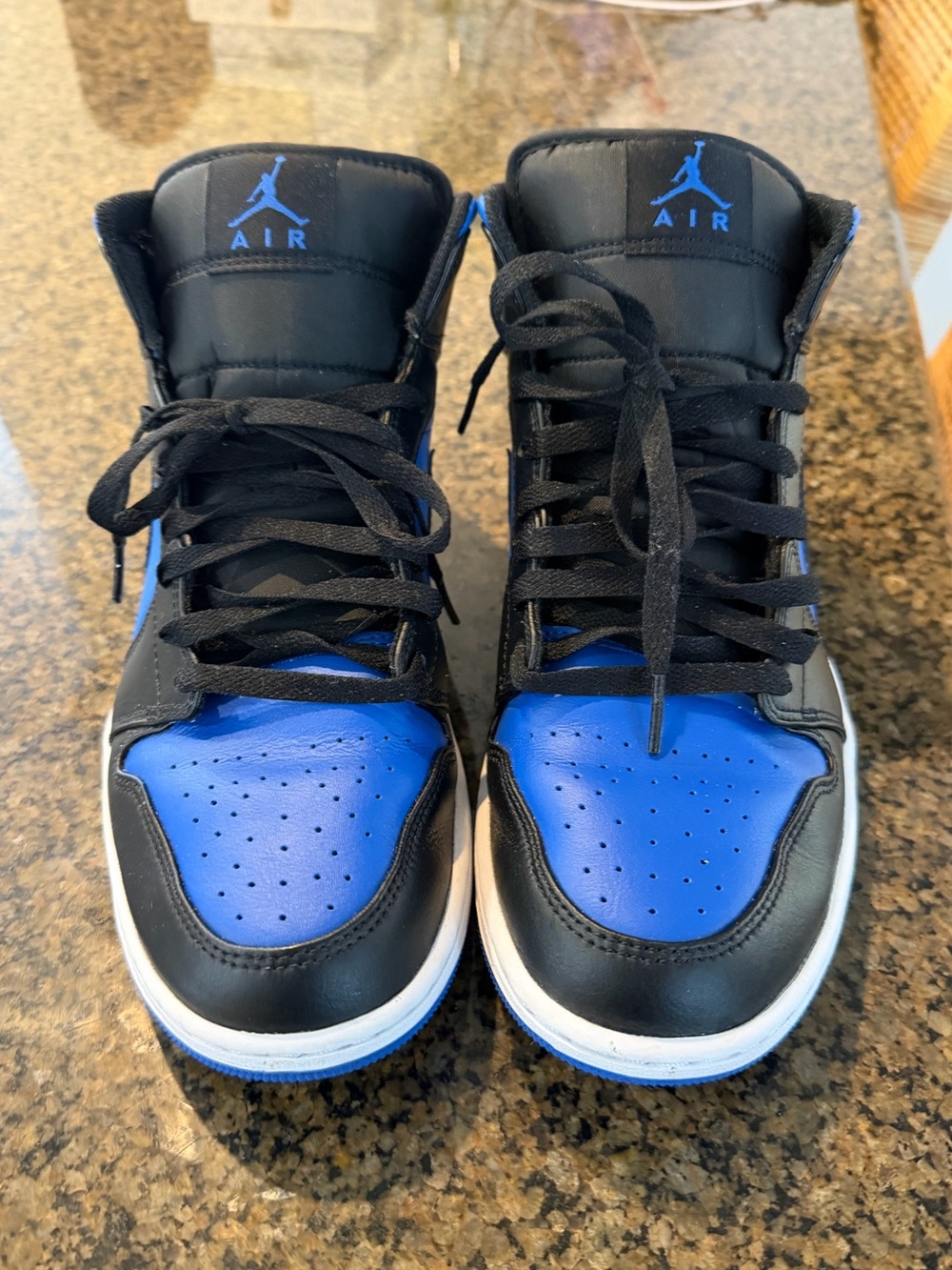 Nike Air Jordan 1 Mid - Black and Blue